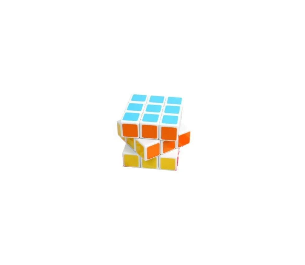 Cube 5.5 cm jeu de patience 6 faces couleurs