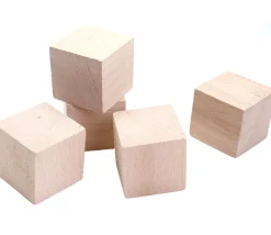 Cube en bois 5 cm à l'unité