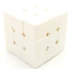 Cube magique blanc 5.5 cm à personnaliser jeu de patience 6 faces 3x3x3