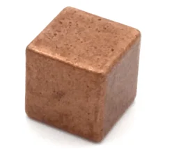 Cube métal couleur bronze 8 x 8 x 8 mm à l'unité