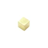 Cube métal doré 8 mm. 8 x 8 x 8 mm à l'unité