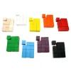 12 Cubes en bois 2 cm par couleur 20 x 20 x 20 mm