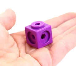 100 cubes mathlinks 2 cm clips encastrables emboitables math