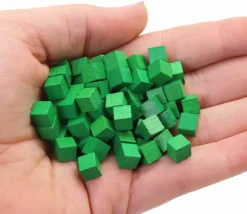 60 cubes 6 mm en bois 0.6 cm