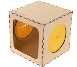 Cube tactile mystère - Boite à piocher 20x20 cm