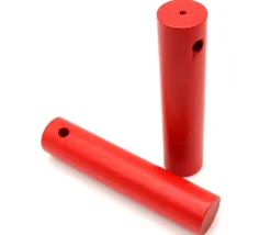 Cylindre long 10 cm diam 2 cm en bois rouge