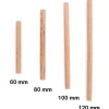 Cylindre tourillon 80 x 6 mm bois - tige