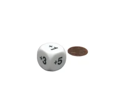 Dé additionner +1 +2 +3 +4 +5 +6