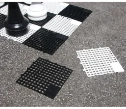 Dalle à l'unité pour Echiquier ou damier jardin case 15,5 cm