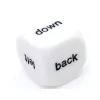 Dé anglais directions up, down, right, back, forward