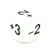 Dé avec points -1+2-2+4+3+5 de 22 mm