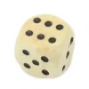 Dé bois 12 mm en buis de 1 à 6 pour jeu de société