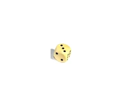 Dé bois 14 mm en buis de 1 à 6 pour jeu de société