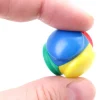Dé boule 4 faces 4 couleurs : rouge vert jaune et bleu