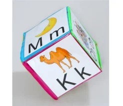 Dé 15 cm faces modifiables personnalisable à volonté multicolore