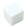 Dé cube blanc neutre multifaces 1.6 cm angles droits D6 16 mm