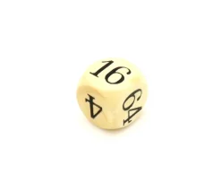 Dé doubleur 2 4 8 16 32 64 videaux bois 18 mm backgammon