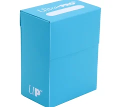 Deck box BLEU clair- Boite cartes de jeux - plastique 9.5 x 7 x 4.5 cm