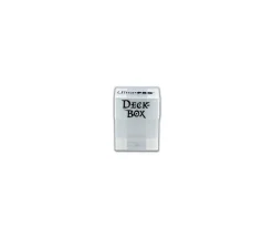 Deck box - Boite cartes de jeux - plastique transparent 9.5 x 7 x 4.5 cm