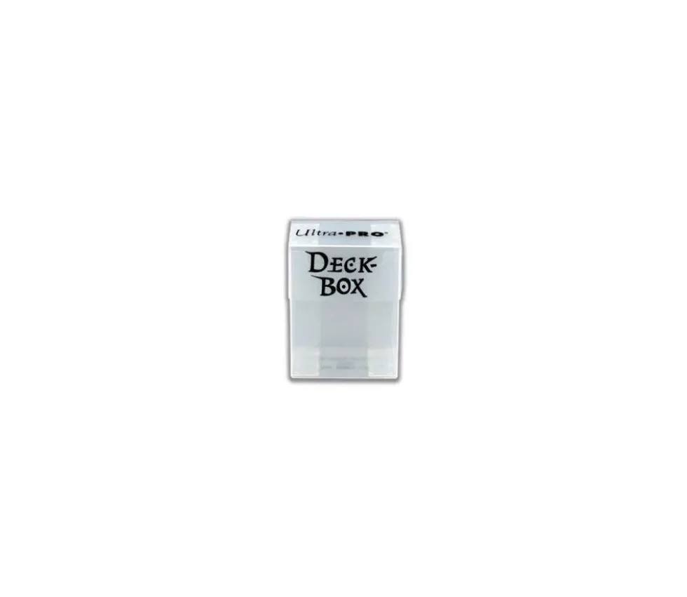Deck box - Boite cartes de jeux - plastique transparent 9.5 x 7 x 4.5 cm