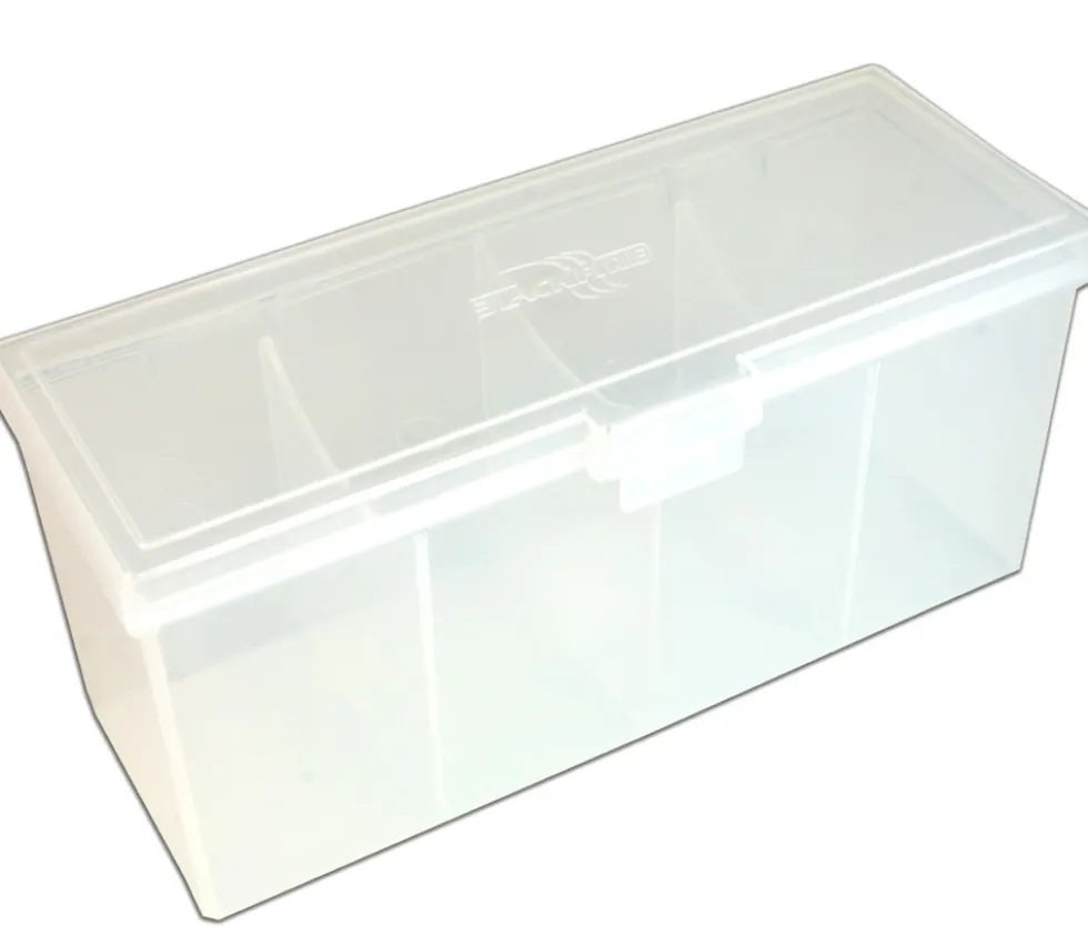 Deck box - Boite 4 compartiments plastique 21.7 x 8.2 x 10 cm