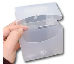 Deck box HORIZONTAL - Boite transparente pour cartes 9.5 x 5.6 x 7.4 cm