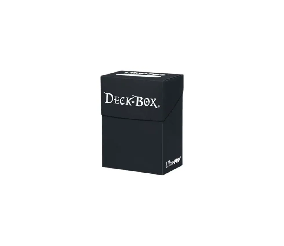 Deck box NOIR- Boite cartes de jeux - plastique 9.5 x 7 x 4.5 cm