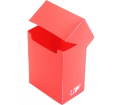 Deck box ROUGE- Boite cartes de jeux - plastique 9.5 x 7 x 4.5 cm