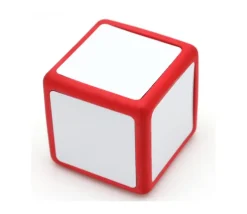 Dé effaçable neutre 5 x 5 cm et magnétique