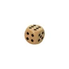 Dé en bois 25 mm de 1 à 6 pour jeu de société