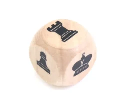 Dé en bois spécial Echecs 16 mm