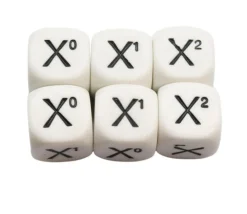 Dé Exposant X0 X1 X2 pour math