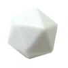 Dé 20 faces blanc neutre à personnaliser 2.2 cm