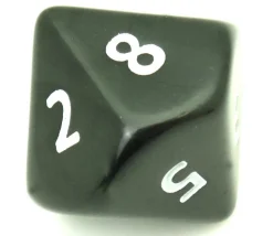 Dé 10 faces géant d10 opaques JUMBO