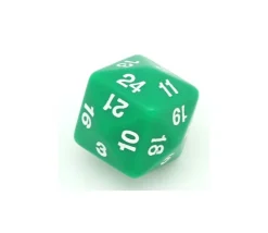 Dé 24 faces opaque D24 de jeu