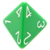 Dé 4 faces 1 à 4 opaques d4 pour jeux à l'unité