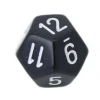 Dé 12 faces pour jeu opaque D12 standard à l'unité