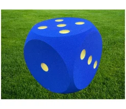 Dé géant 50 cm en mousse tactile alvéolée