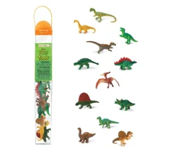 Dinosaure : set 12 figurines avec tube de rangement