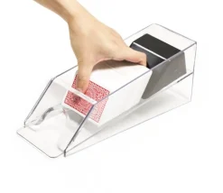 Distributeur de cartes jouer plastique 6 decks de jeu