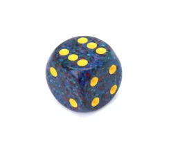 Dé à jouer 16 mm effet granit Speckled - Twilight- Chessex
