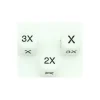 Dé multiplier X 2X 3X X 2X 3X