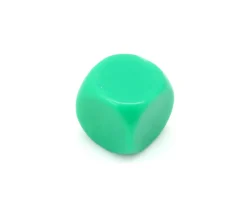 Dé neutre couleur 14 mm plastique à l'unité