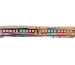 Dominos TRAINS en bois géant jeu