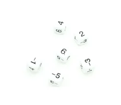 Dé -1 -3 -5 2 4 6 pair positif et impair négatif en 22 mm
