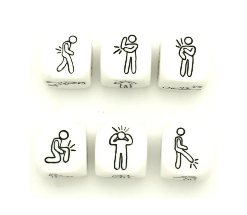 Dé parties du corps dessin position en 22 mm body