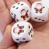 Dé père noel spécial fête 2 cm en bois