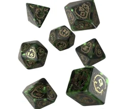 7 dés multifaces dragon Nephrite