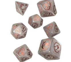 7 dés multifaces dragon Quartz