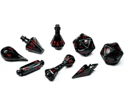 8 dés multifaces Shadow - Polyhero Wizard